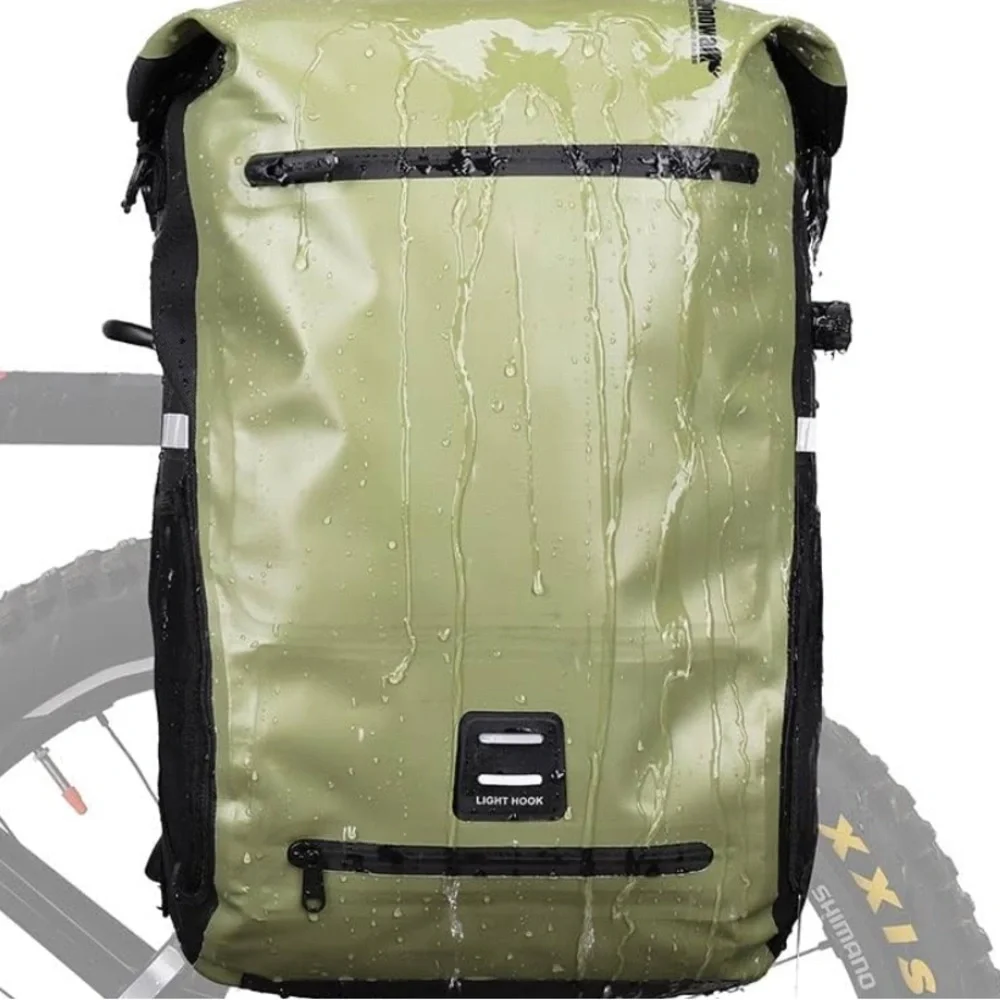 Rhinowalk Bike Pannier Bag 22L Waterproof Backpack Cycling Accessories, NWT